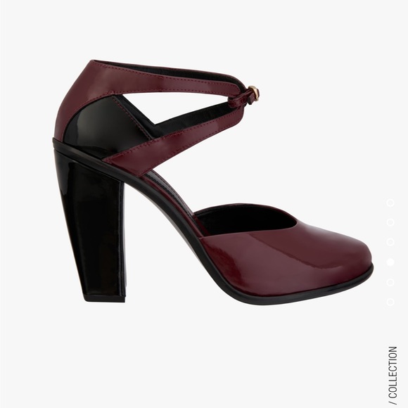 Zara limited edition high heel burgundy shoes - Picture 2 of 8
